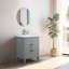 Meuble-lavabo simple 24 po avec plateau en céramique Chambery-94426579-94564323-119156864
