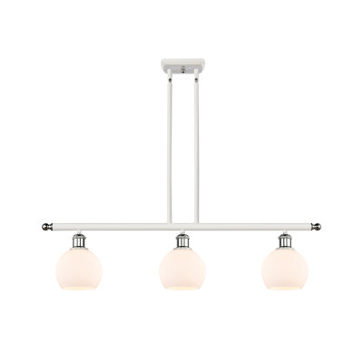 Luminaire suspendu linéaire à 3 lumières pour îlot de cuisine Cindi