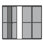 Porte coulissante d'extérieur 111 PC (accessoire pour pergola)