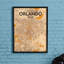 Orlando City Map - No Frame Print-1158698740