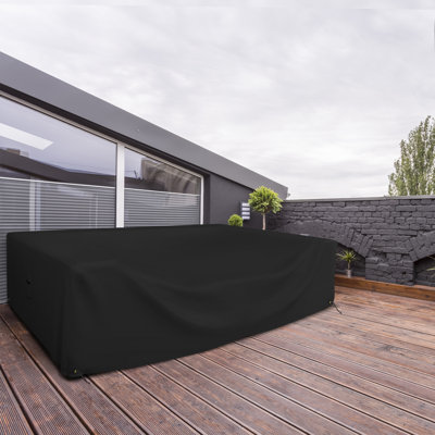 High Density Outdoor Waterproof Patio sectional Sofa Cover, Outdoor Couch Lounge Patio Furniture Cover by Arlmont & Co.