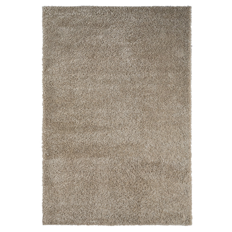 Shaggy Lush Beige Rug, Rectangle 200 x 290cm