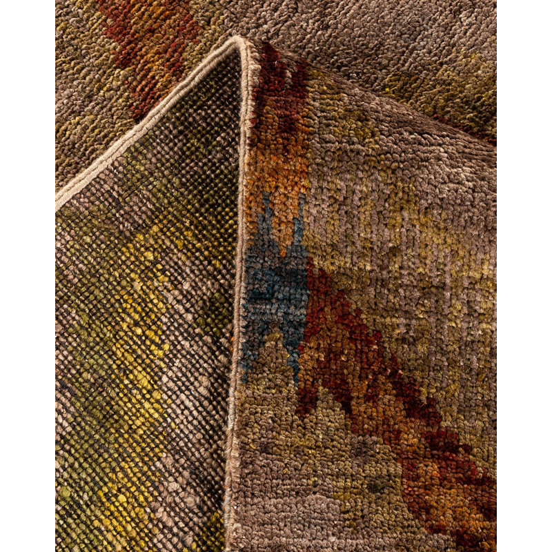 Yamina One-of-a-Kind 6' 2" X 9' 6" Hand Knotted Area Rug