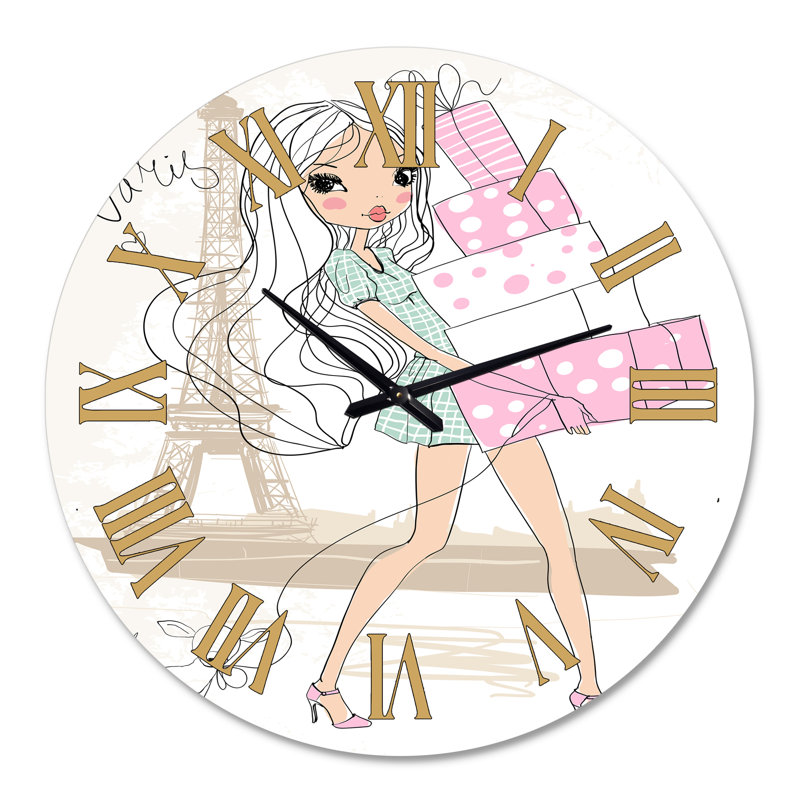 Horloge murale Shabby Elegance, Grand