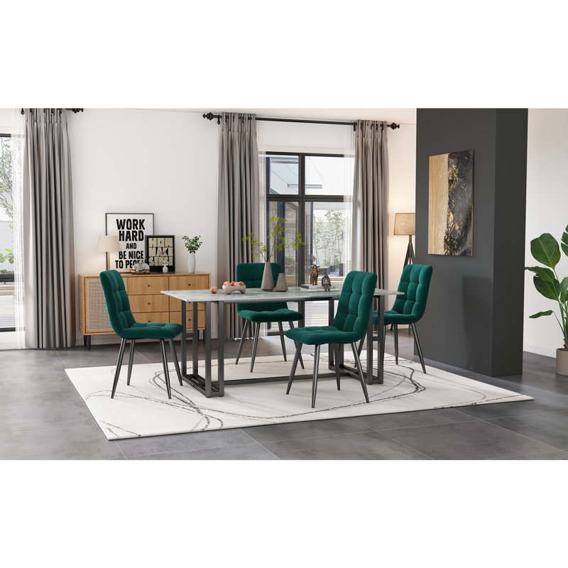 43cm H Side Chair, Green