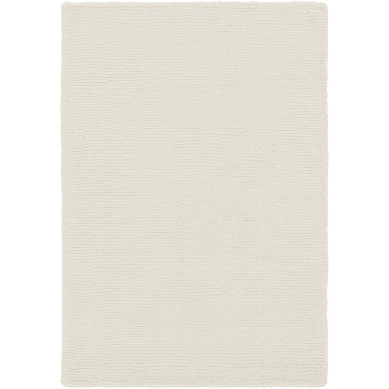 Crowe Wool Light Beige Area Rug, Rectangle 12' x 15'