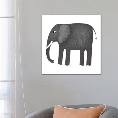 Elephant 1 Piece Wall Art on Canvas