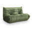 Causeuse rembourrée en velours 54,75 po Rachel-1273191947