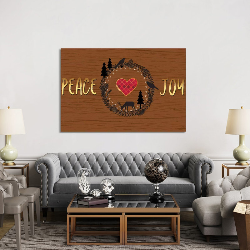 Peace And Joy by Linda Birtel - Wrapped Canvas Print, 152.5 cm H x 101.5 cm W