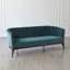 Channel Back Sofa-Dragonfly Velvet