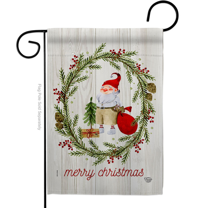 Double Sided 18.5'' H x 13'' W Polyester Garden Flag