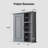 Olevide Wall Bathroom Cabinet Over The Toilet Storage-1420999163