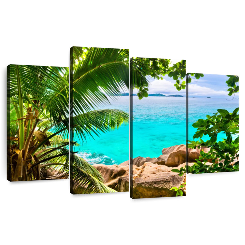 Gillard Seychelles Scenery, 22" H x 36" W