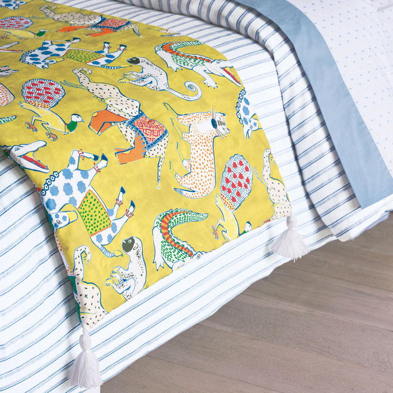 Hullabaloo Animal Print Bed Runner, King