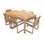 Venice 7 - Piece Solid Wood Dining Set-116255752