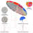 Kwok 86'' Beach Umbrella
