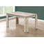 Table de salle à manger, rectangulaire, 60 po, cuisine, salle à manger, stratifié beige, contemporain, moderne-673082820