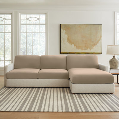 Box Cushion Sectional Slipcover
