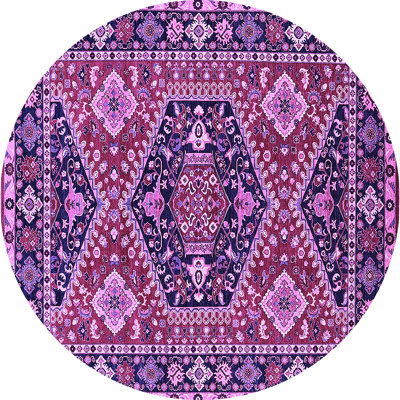 Tapis mauve de style Mid-Century moderne 1485
