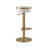 Swivel Upholstered Adjustable Height Counter Stool-66939993