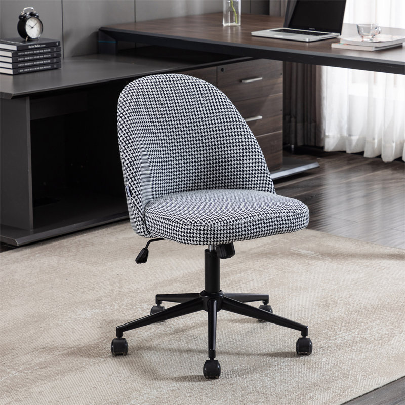 Chaise de bureau Quaylan Houndstooth