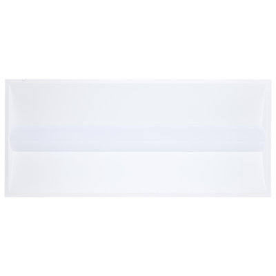 50/40/30 Watt LED 2x4 Center Basket Troffer Retrofit Kit 35K/4K/5K CCT Dimmable 120-277 Volt Matte White Finish