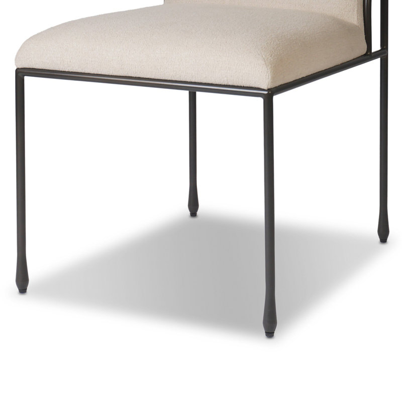 Decker Upholstered Dining Chair, Beige