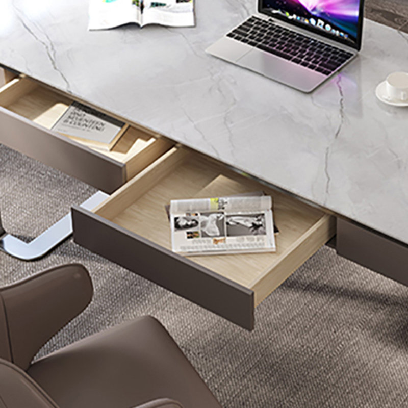 Unique Luxury-Style Desk, 29.52" H x 62.99" W x 23.62" D