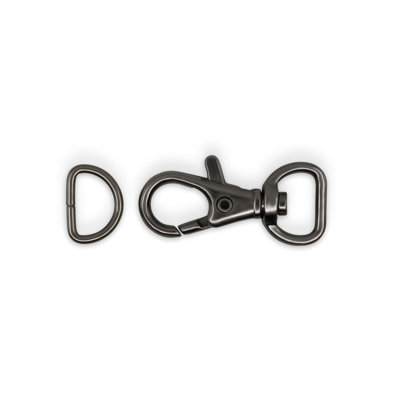 Crochets pivotants et anneaux en D de 1/2 po Dritz, 12 pièces, bronze industriel