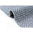 Light Blue Machine Washable Non-Slip Base Rustic Wicker Sisal Cut Rug-109343386