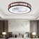 22.4" Ceiling Fan with Remote Control and LED Lights