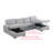 Micia Symmetrical Upholstered Sleeper Sectional Sofa and Chaise-910422906