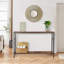 Console étroite, canapé de 47 pouces avec tablette ajustable, table longue à 2 niveaux-1108479392-1108479407