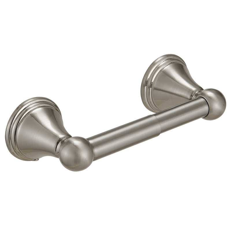 Wall Mounted Toilet Paper Holder, Brushed Nickel