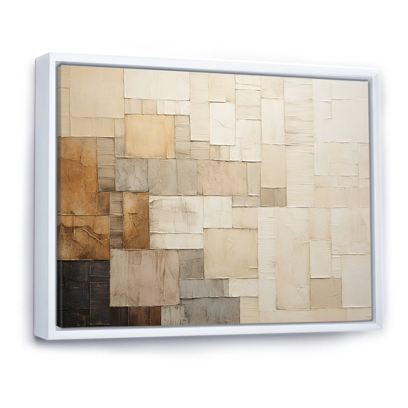 Prairies Simplicity Of The Plains I, Cadre flottant blanc, 24" H x 32" W