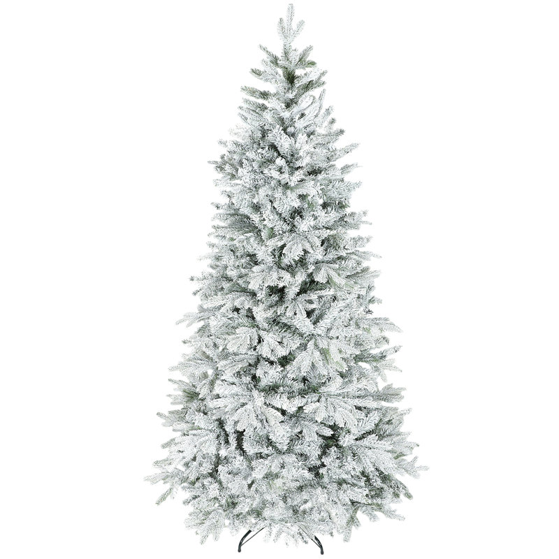 Arbre de Noël artificiel givré 7,5 pi