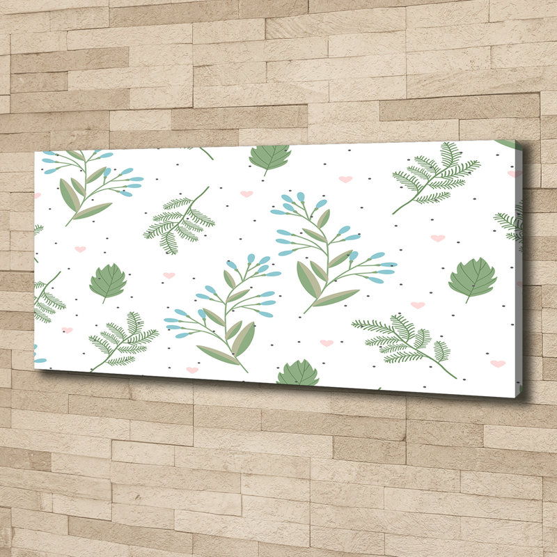 Leaves - Wrapped Canvas Print