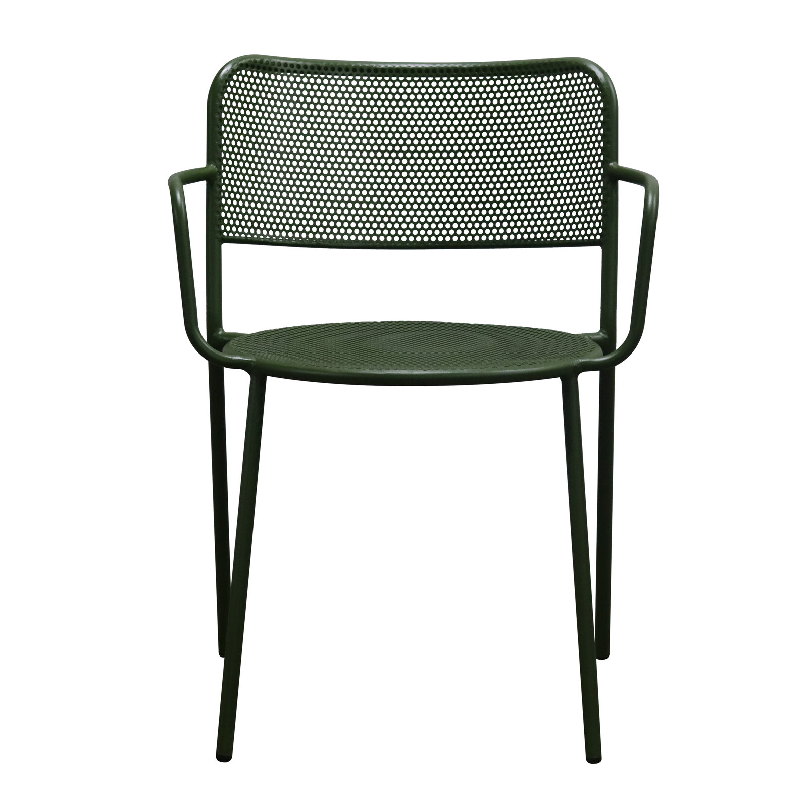 Wimberley Stackable Patio Armchair, Dark Green
