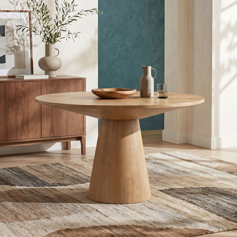 Table de salle à manger Euna, 30"H x 48"L x 48"W, Black