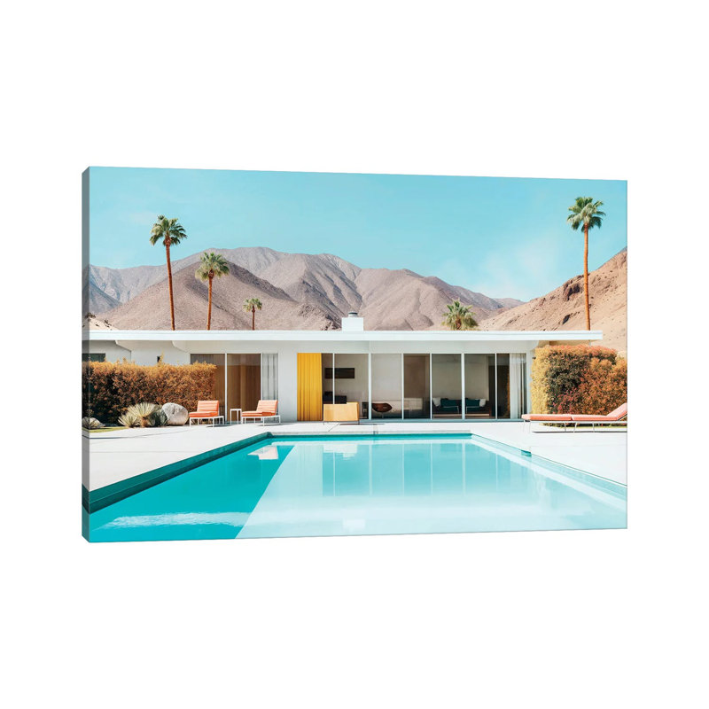 Mid-Century Modern Palm Springs - impression d'art mural