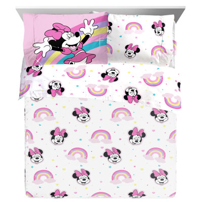 Ensemble de draps en microfibre Minnie Mouse