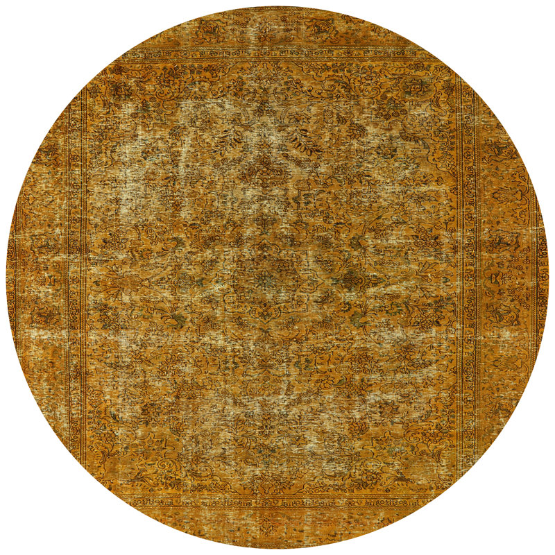 Oriental Indoor Rug, Round 8'