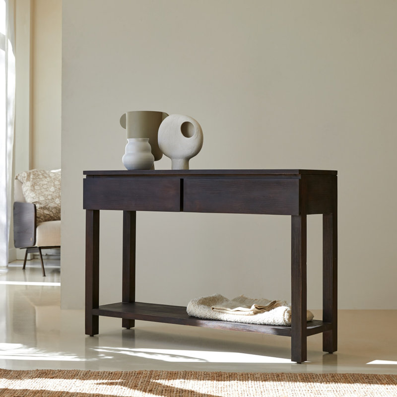 Eva 47.24'' W Solid Wood Console Table