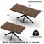 Table de salle à manger extensible Averni-1385496316