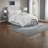 Elegant White Cal King Bedding Sets, Polyester Tufted Design For Home