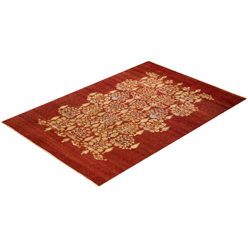 Shavit One-of-a-Kind 6' 1" X 8' 10" Hand Knotted Area Rug