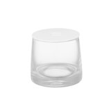AVA Glass Storage Container - Black Glass with Black Lid