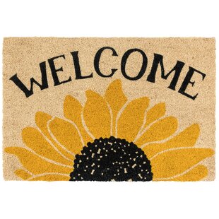 Door Mats Outdoor Welcome Mats for Front Door Sunflower Doormats for Outside  Entry Back Door Funny Farmhouse Rubber Mat for Inside Porch Indoor Kitchen Floor  Rugs 18 x 28 inch, You are