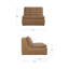 Lino Slipper Chair Tan Leather