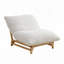 Accent Armless Lazy Sofa Chair-1451143075